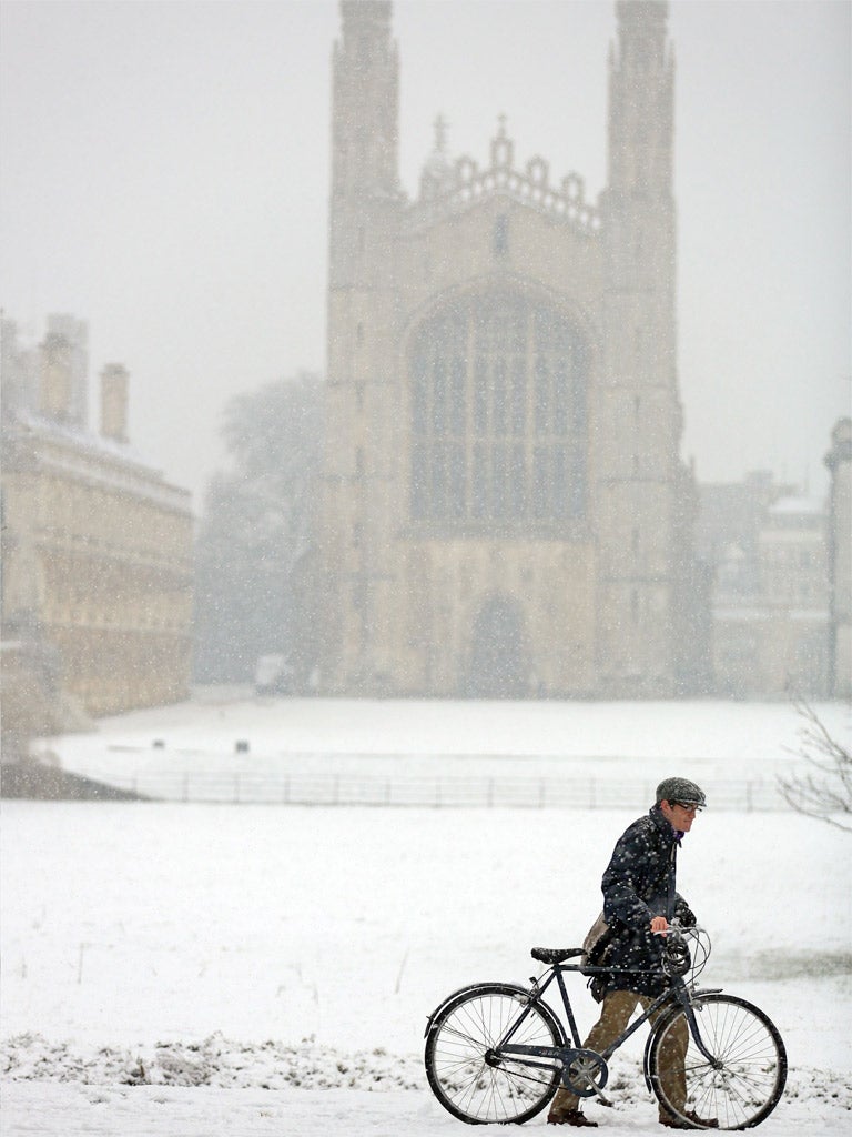 Life in the snow lane: King’s College Chapel, Cambridge