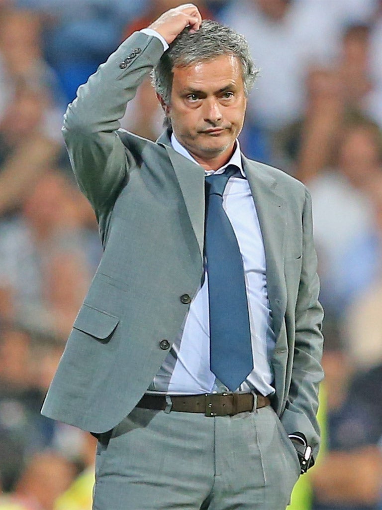 Real Madrid head coach Jose Mourinho