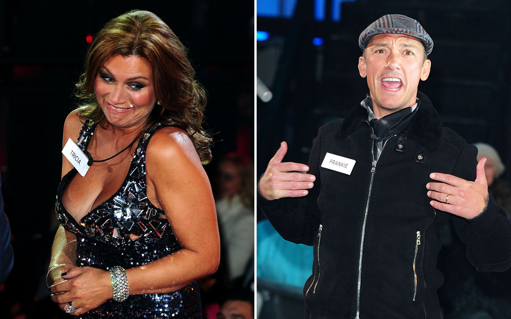 Tricia Penrose and Frankie Dettori were evicted from the Celebrity Big Brother house last night