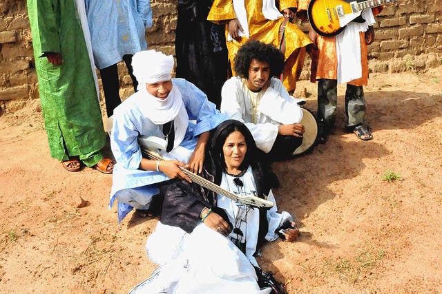 The Tuareg band Tamikrest play from 2011's haunting Toumastin