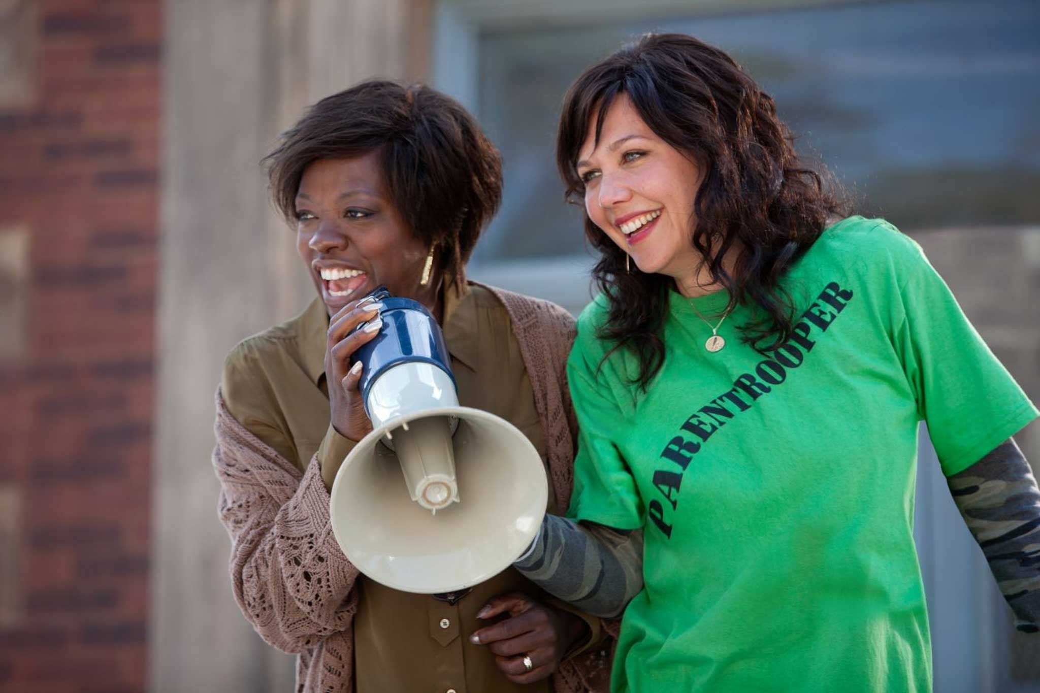 Parent dud: Viola Davis and Maggie Gyllenhaal in 'Won't Back Down'