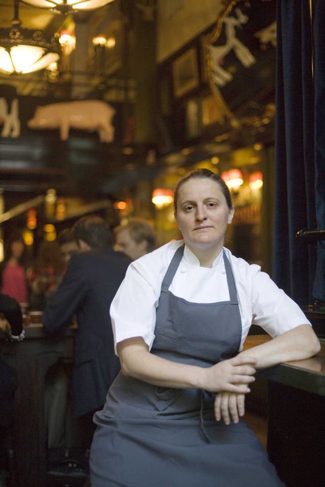 Bloomfield at the Michelin-starred Spotted Pig in New York
