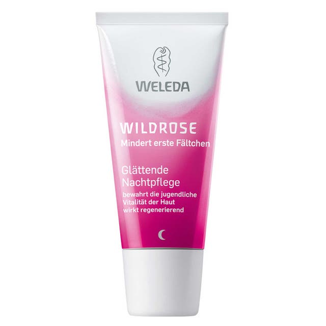 <p>Wild Rose Smoothing Facial Lotion</p>
<p>Cold-pressed rose-seed oil in a light formulation</p>
<p>?13.95, weleda.co.uk</p>