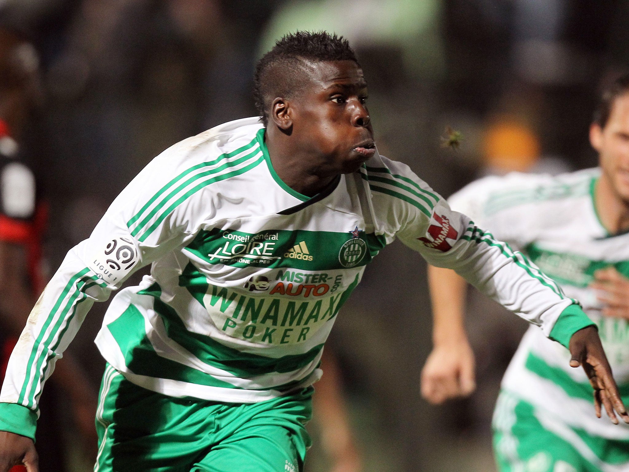 Kurt Zouma: The 6ft 2in Saint-Etienne defender has been watched by United