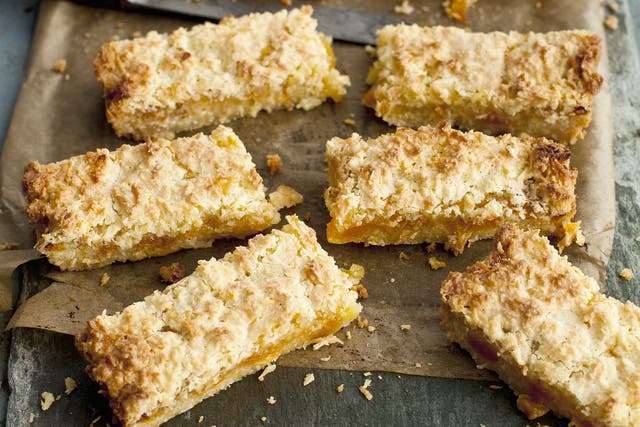 Family favourite: Coconut and apricot slice