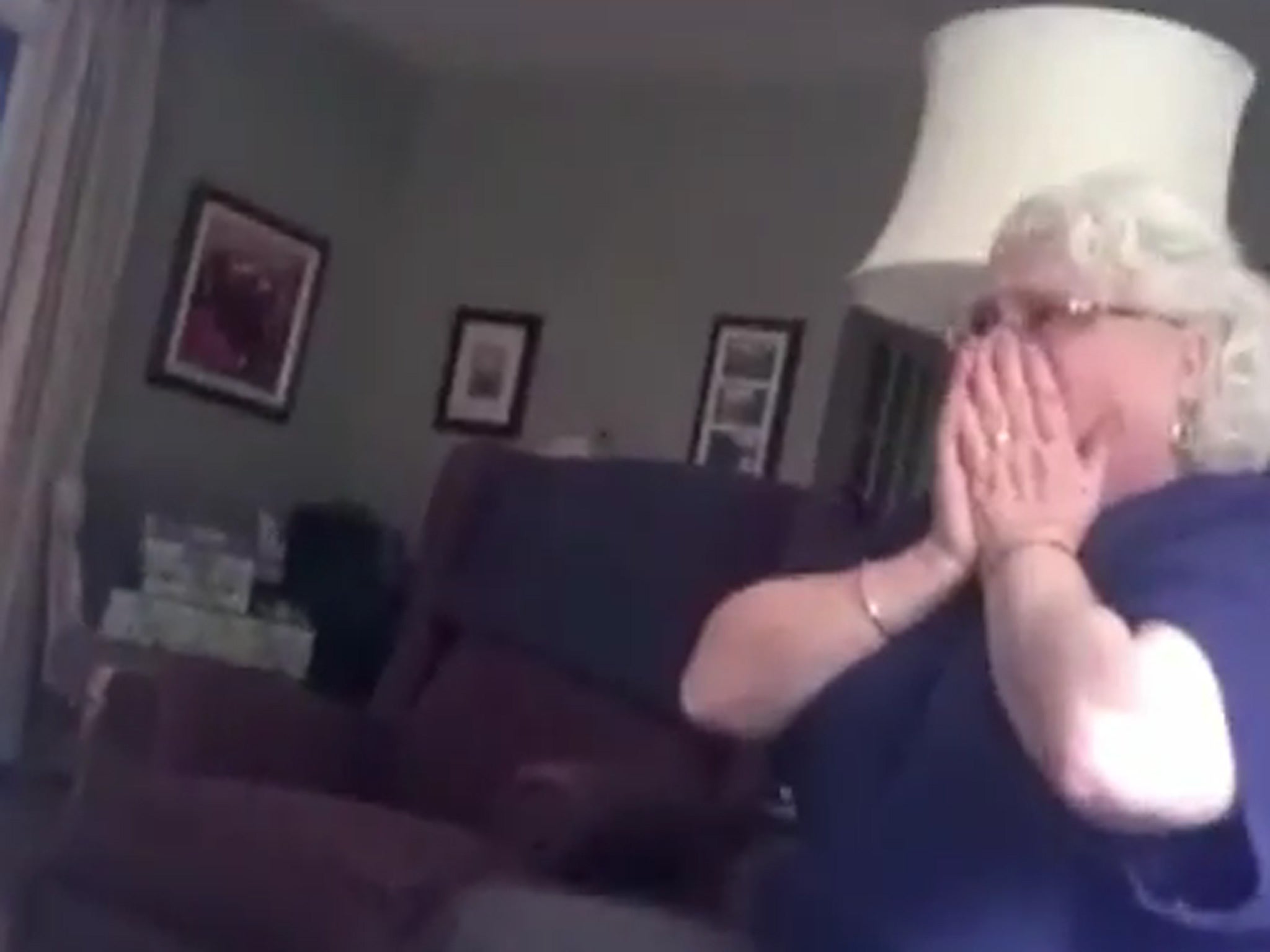 The moment when a woman finds out she is going to become a grandmother for the first time.