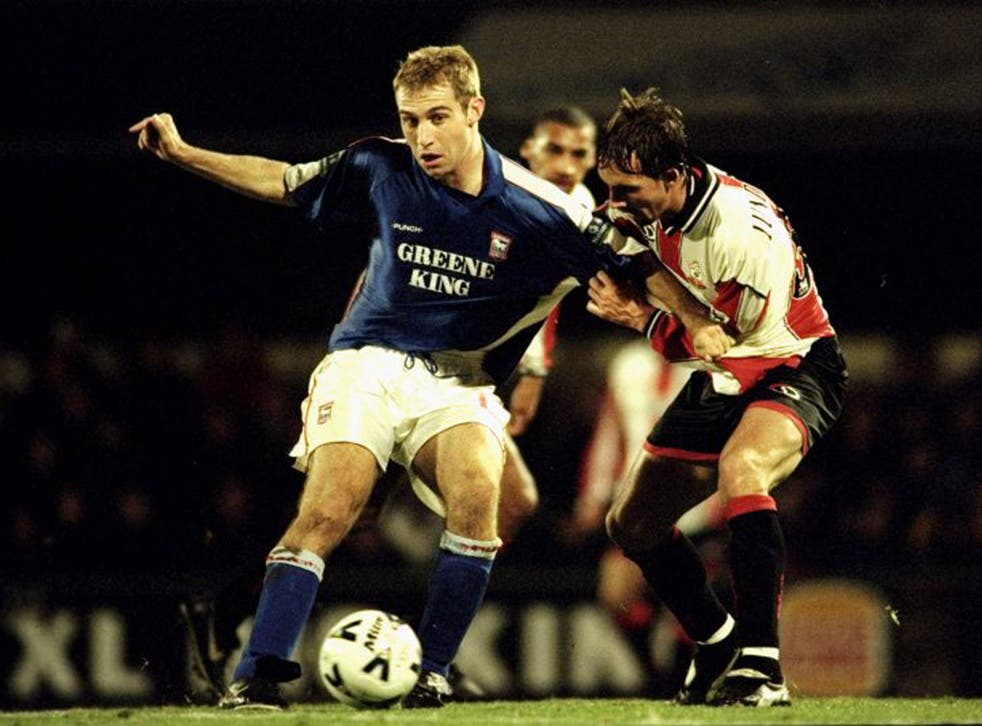 James Scowcroft in FA Cup action for Ipswich Town back in 1999