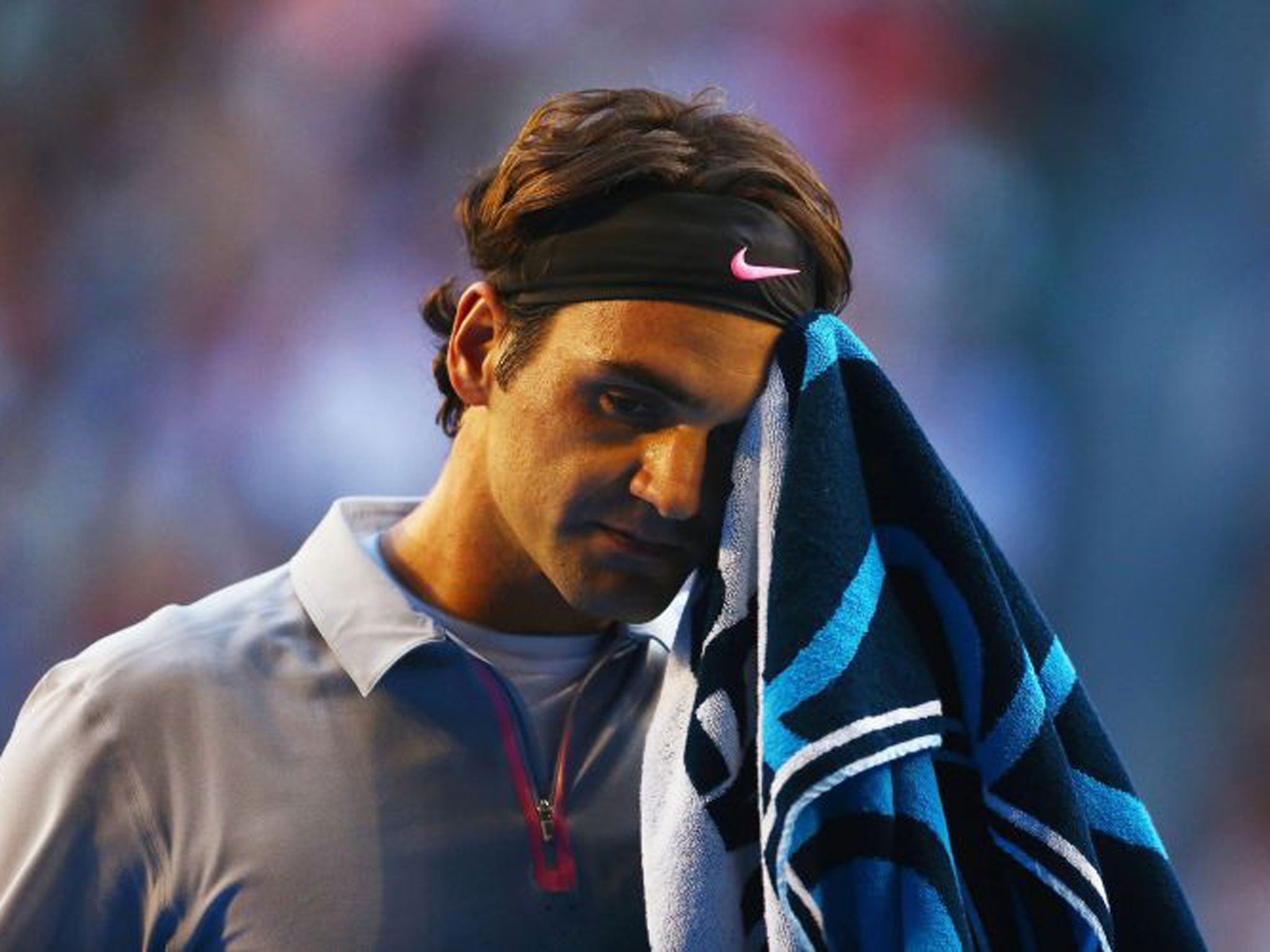 Roger Federer was outserved and saw Murray hit more winners