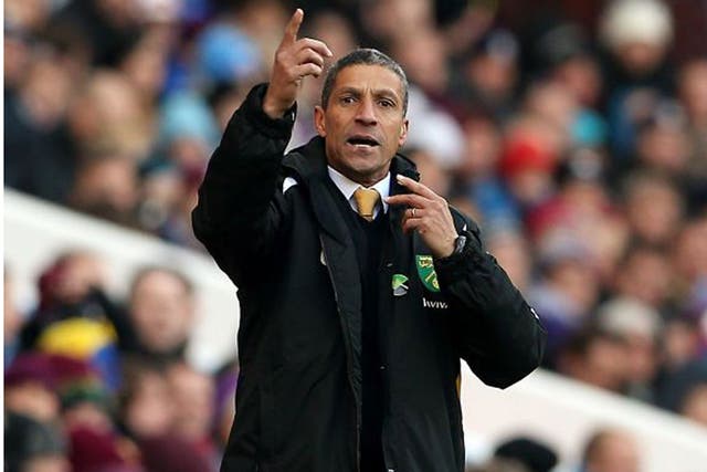 Chris Hughton wants a reaction from his players after the 5-0 loss to Liverpool