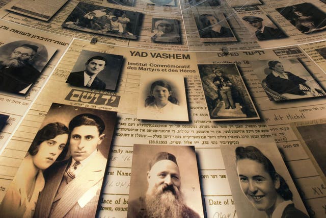 The Hall of Names at Jerusalem’s Yad Vashem Holocaust Museum