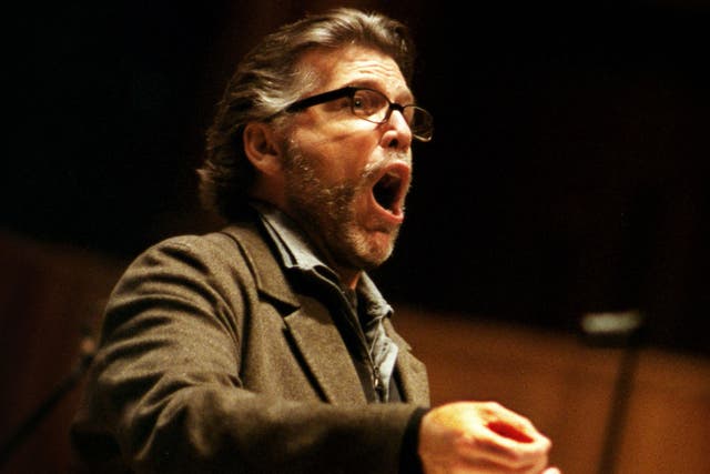 Thomas Hampson in rehearsal for Strauss’s Notturno, which gestures towards Schoenberg and Berg