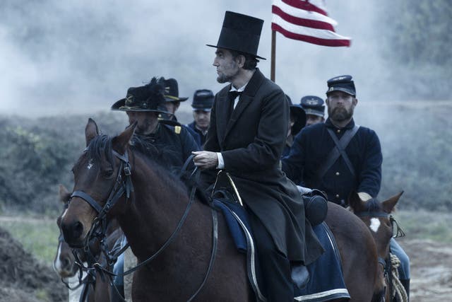 Pragmatic and prodigious: Daniel Day-Lewis in the title role of Lincoln