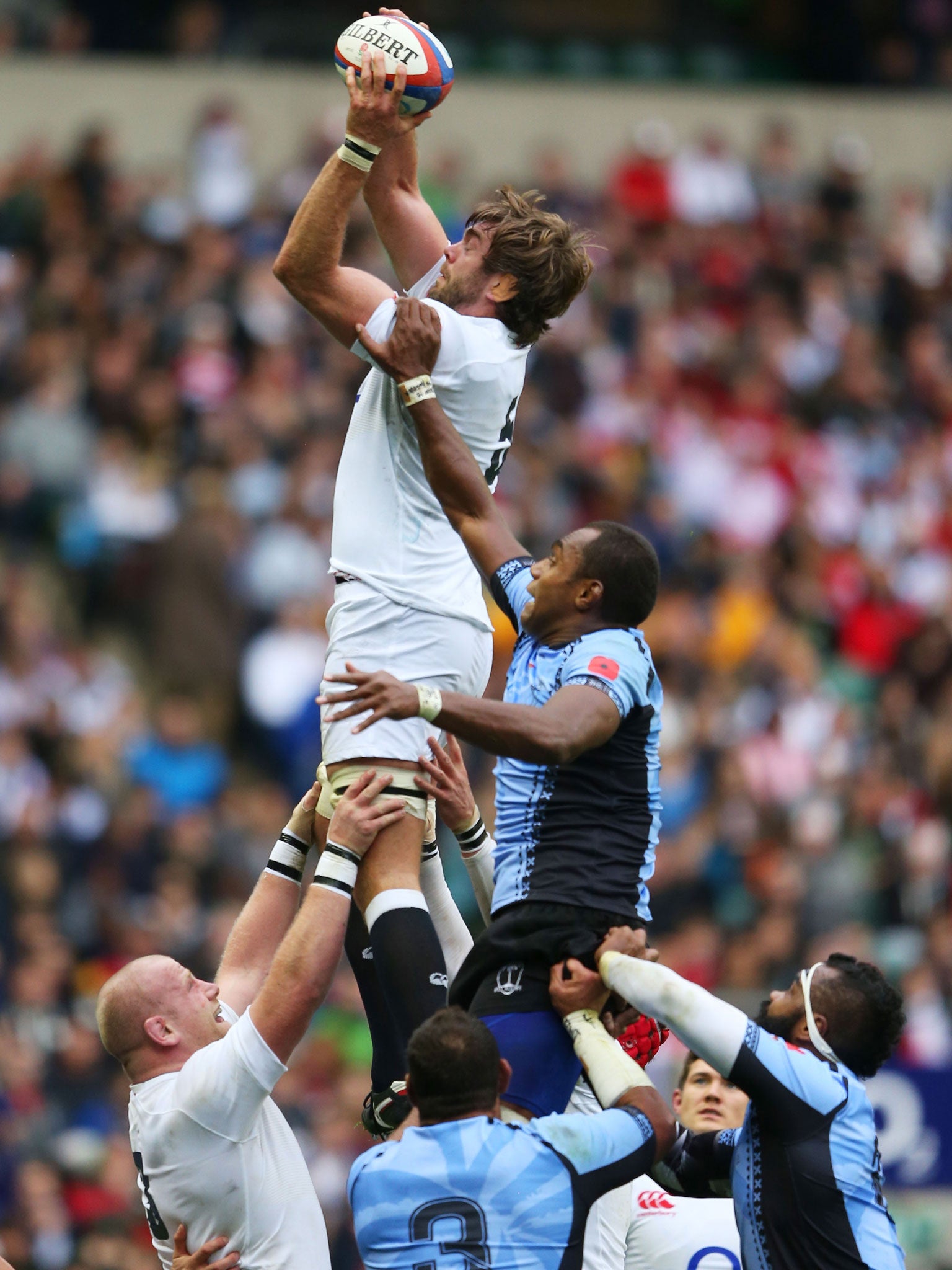 Rising star: Geoff Parling had to wait until he was 29 for his full England debut