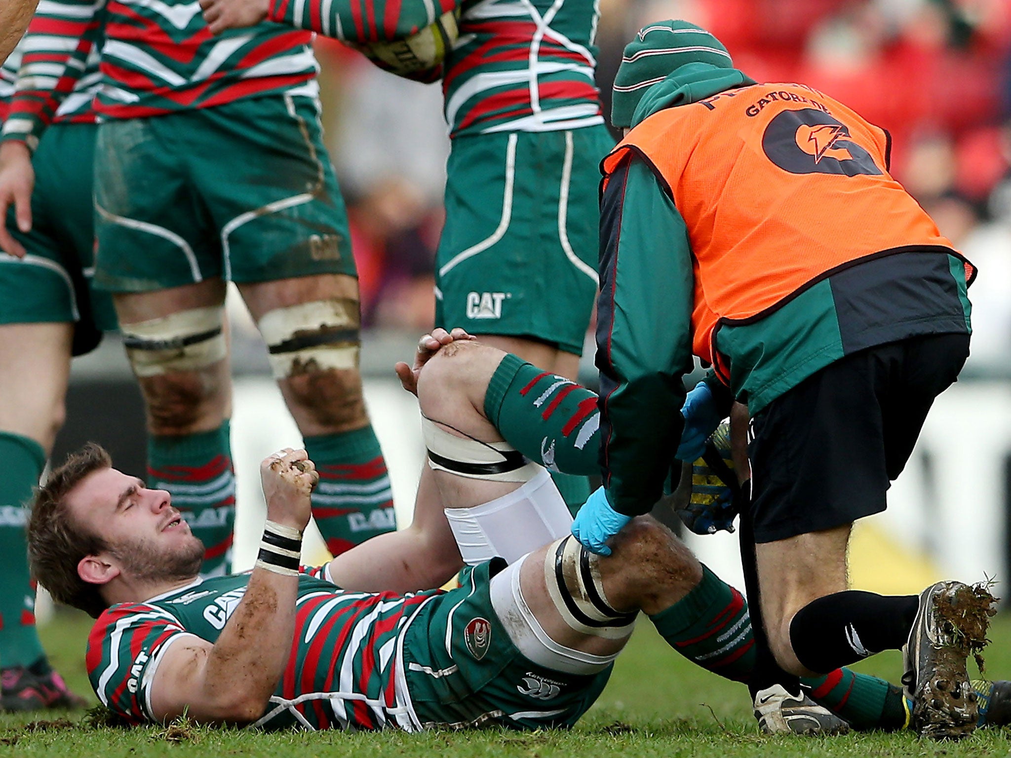 Tigers' director of rugby Richard Cockerill said of Tom Croft's injury: 'Tom's okay. He stiffened up and had a spasm and he just couldn’t continue.'