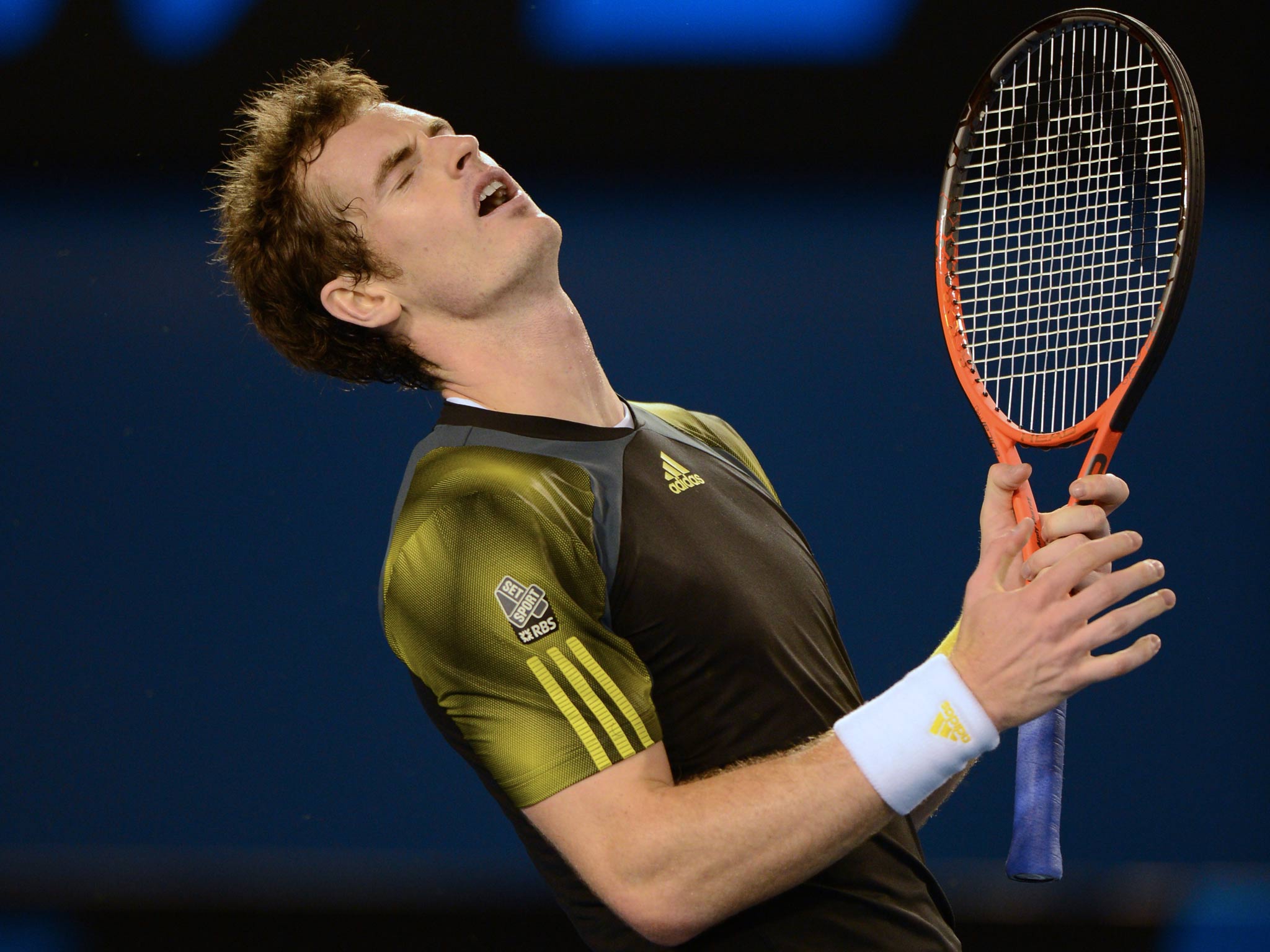 Andy Murray in the Australian Open final