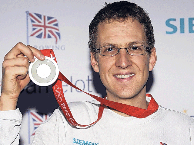 Passion for life and infectious enthusiasm: Nethercott with his Olympic silver medal in 2008