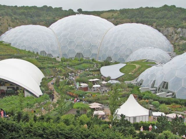 Eden project in Cornwall. Dozens of jobs are under threat at one of the UK's most popular tourist attractions after it announced it had to make cuts worth £2 million