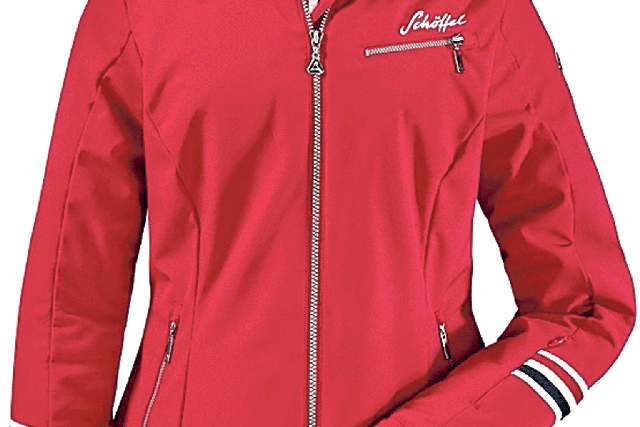 <p><strong><a target="_blank" href="http://www.independent.co.uk/travel/skiing/the-10-best-ski-jackets-8471680.html?action=gallery">1. Schoffel Hermine</a></strong></p>
<p>£299.99, <a href="http://www.ellis-brigham.com/products/womens-hermine-jacket/4309" target="_blank" title="ellis-brigham.com">ellis-brigham.com</a></p>
<p>Inspired by classic ski-fashion designs, the removable hood and snow skirt protect you from the elements while the Venturi softshell fabric insulates you from the cold.</p>