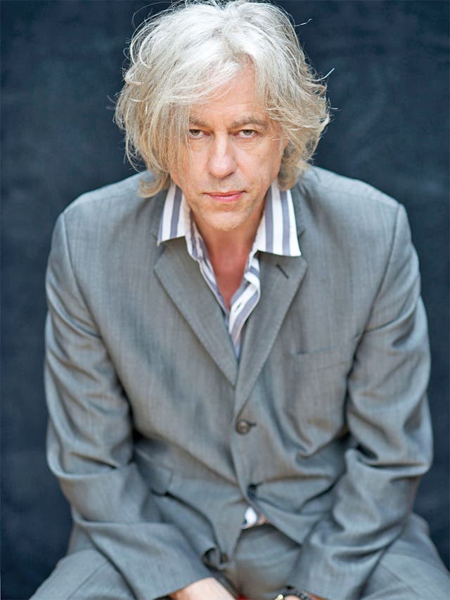 Bob Geldof hasn't played with the Boomtown Rats' since 1986