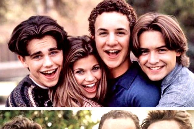 Then and now: (Top) 'Boy Meets World'; 'Girl Meets World'