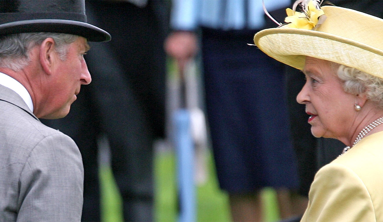 Game of thrones: Prince Charles and the Queen