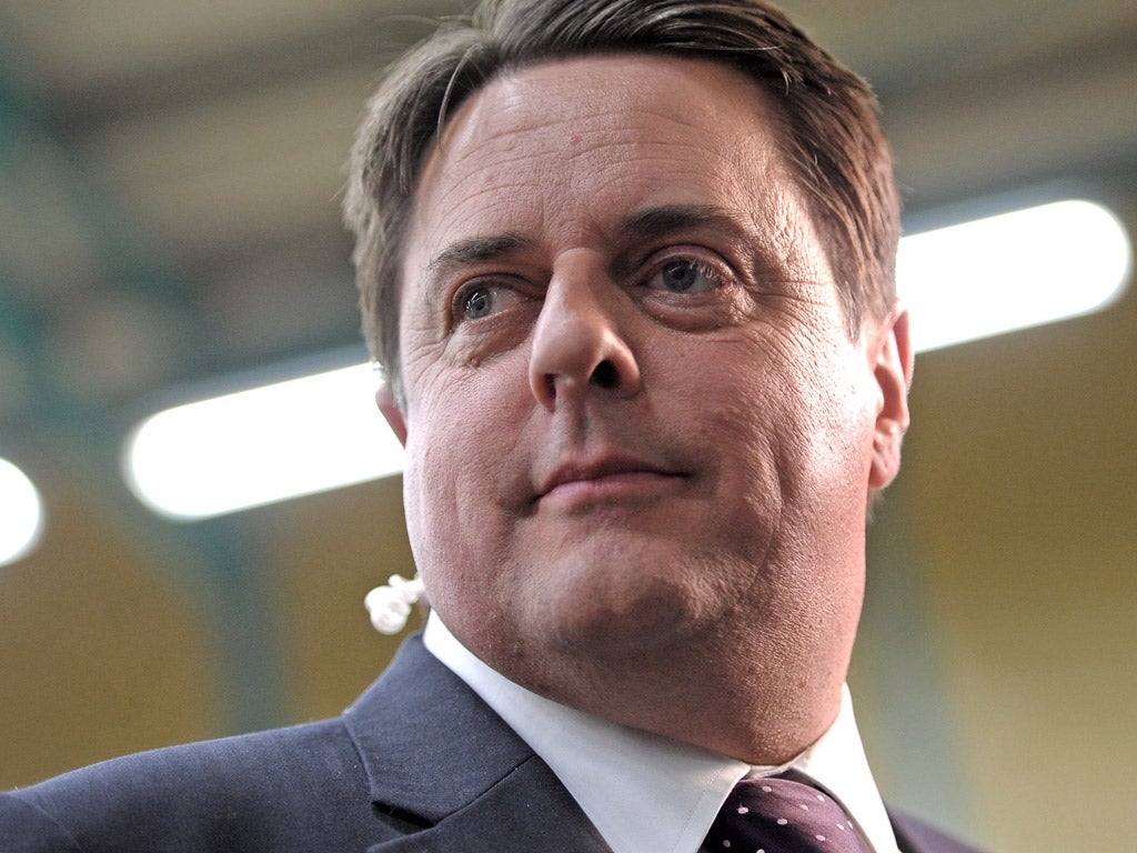Nick Griffin: 'Have you any idea of the price of copper?'