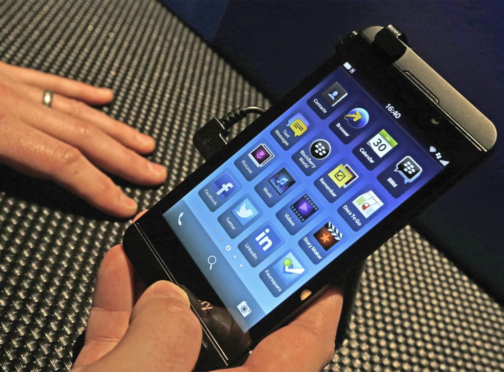 The new BlackBerry operating system takes some getting used to - even for old BlackBerry users.