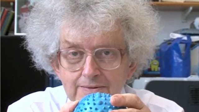 Don good: Martyn Poliakoff of Nottingham University has become YouTube-famous thanks to his chemistry clips