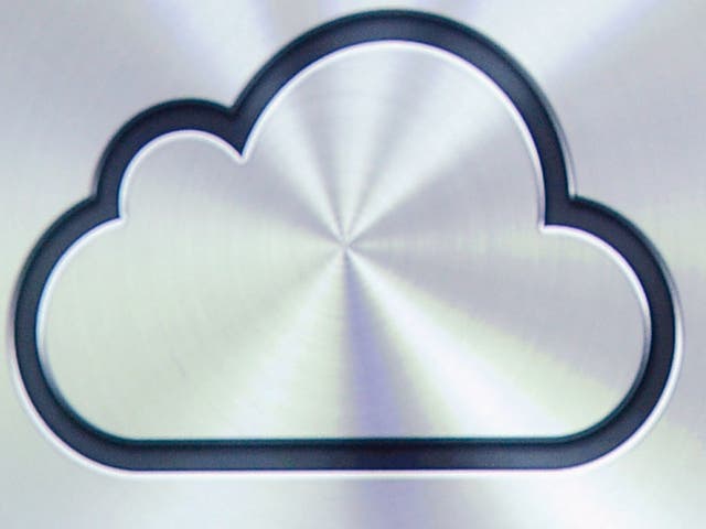 The Apple iCloud logo. The iCloud is just one of a number of similar online web storage services provided by prominent digital developers
