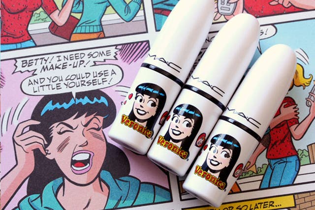 The cosmetics encapsulate the all-American spirit of the 'Archie' comics