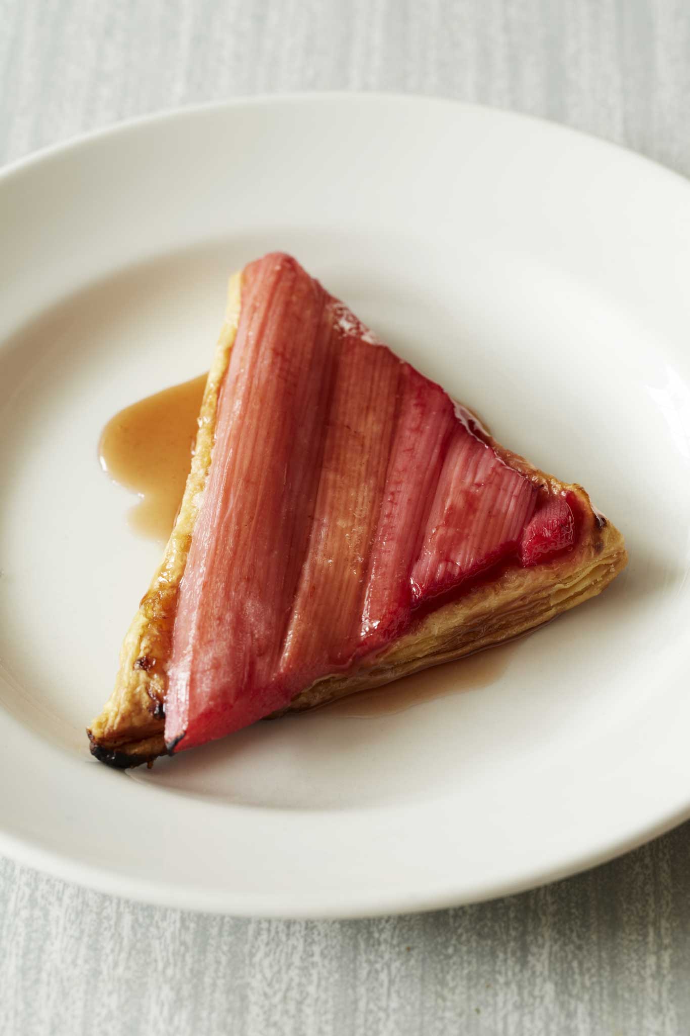 Serve Mark's rhubarb triangle with ice-cream, clotted cream or whipped cream flavoured with vanilla, ginger or even a dash of Kingston Black cider brandy