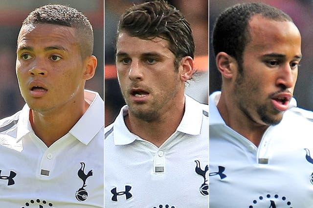 Jermaine Jenas; David Bentley and Andros Townsend