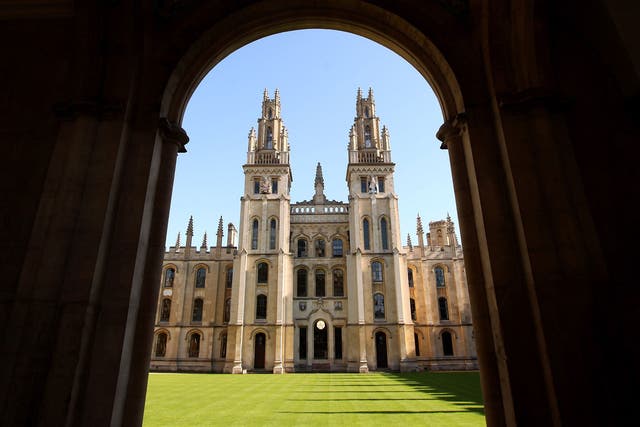 All Souls College in Oxford University, one of the members of the Russell Group