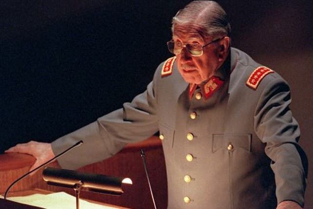 Yes man: General Augusto Pinochet