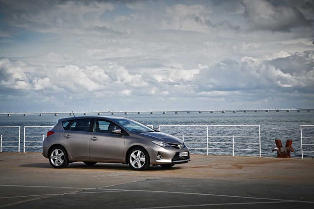 Visually striking: The Toyota Auris has had some design love expended upon it