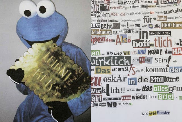 The alleged cookie monster thief and the ransom note