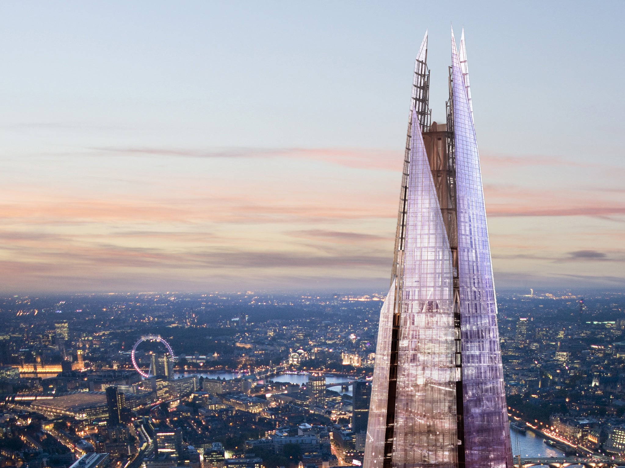 The pinnacle of The Shard