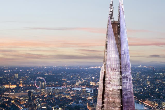 The pinnacle of The Shard