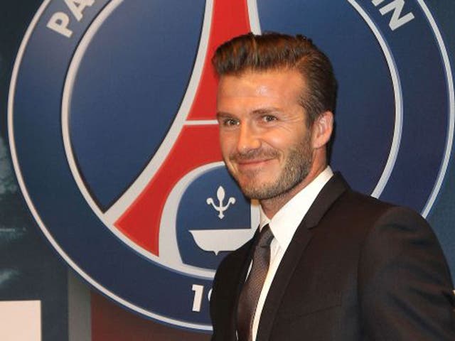 David Beckham signs on for a shift with Paris Saint-Germain