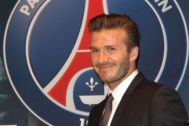 David Beckham signs on for a shift with Paris Saint-Germain