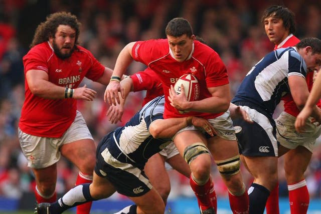 Ian Evans (right) and Adams Jones will be vital to Wales’ cause