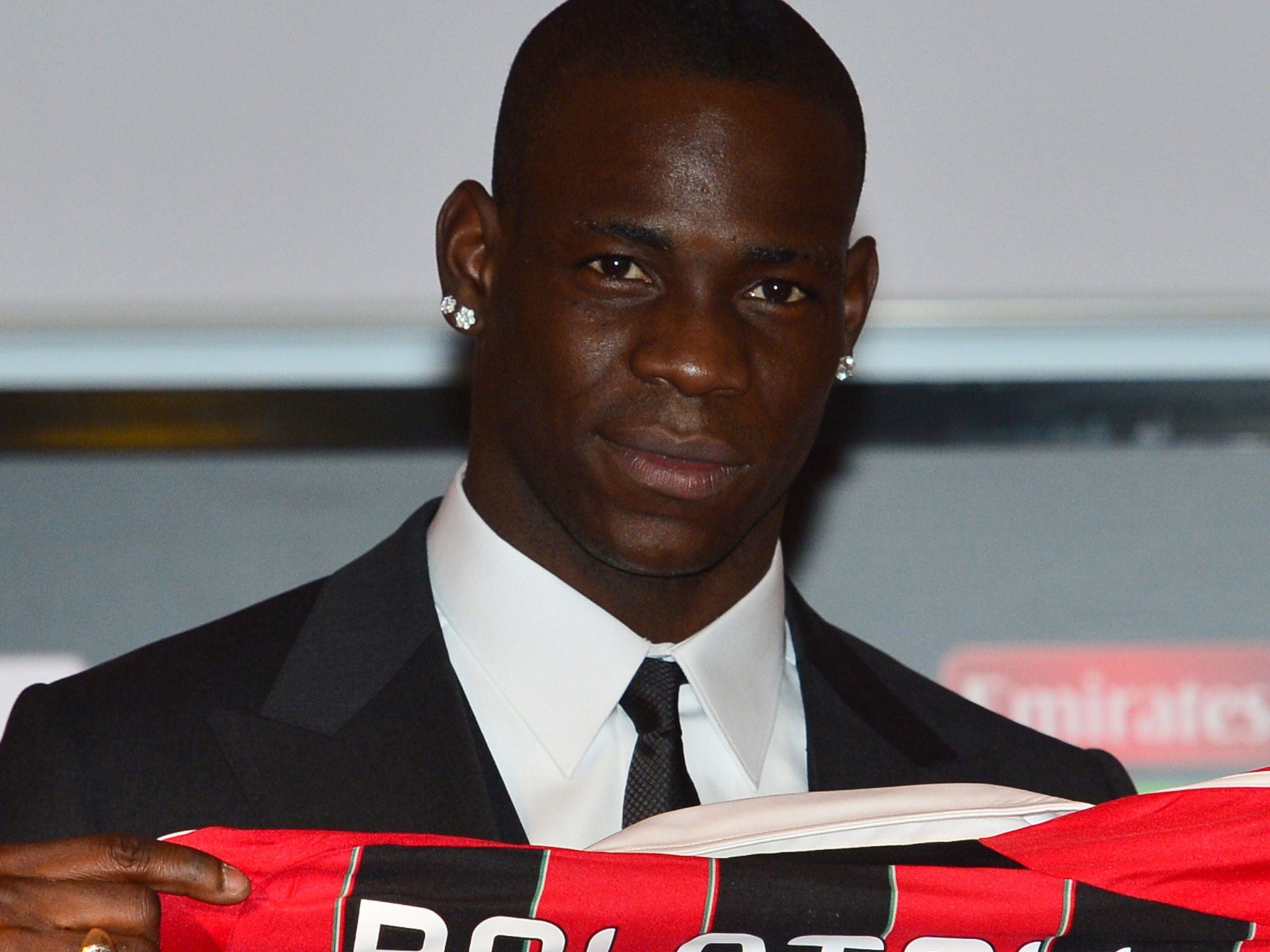 Balotelli said he hated English food, the weather and the press