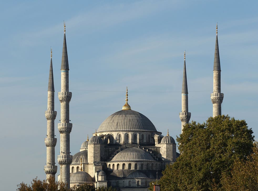 Leading light: The 17th-century Blue Mosque and its six minarets dominate the Istanbul skyline