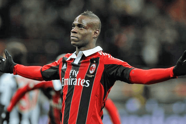Mario Balotelli celebrated his Milan debut by scoring twice in a 2-1 win over Udinese last night
