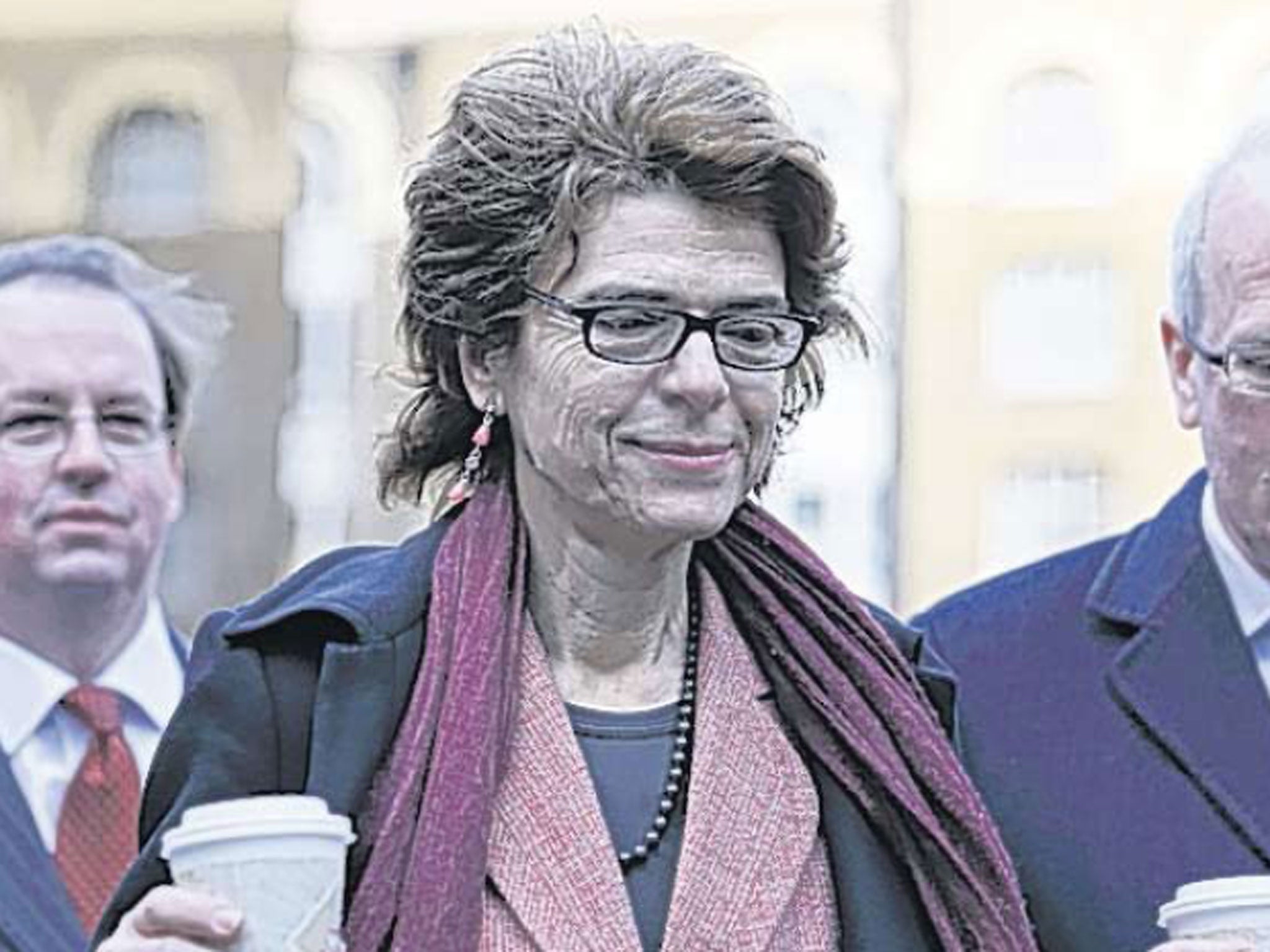Vicky Pryce leaves Southwark Crown Court yesterday. She denies perverting the course of justice and her trial starts today