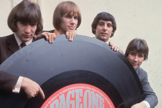 The Troggs in 1965: Ronnie Bond, Chris Britton, Pete Staples and Presley