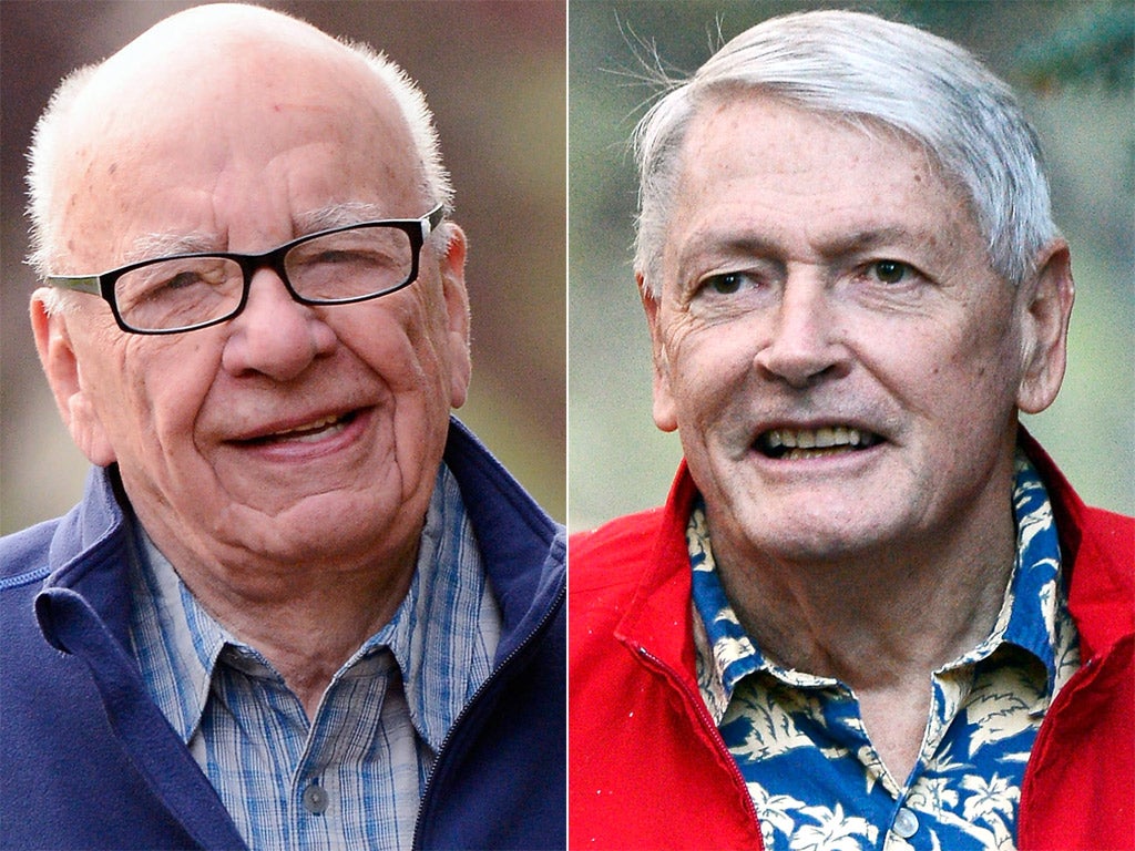 News Corp’s Rupert Murdoch and Liberty Media’s John Malone are old rivals