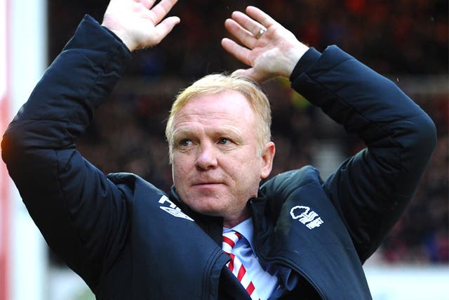 Alex McLeish was in charge for just seven games at Forest