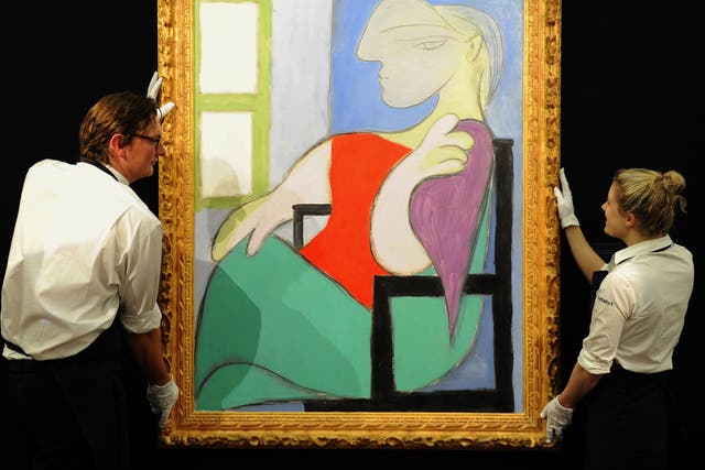 Picasso's Femme Assise Pres d'une Fenetre