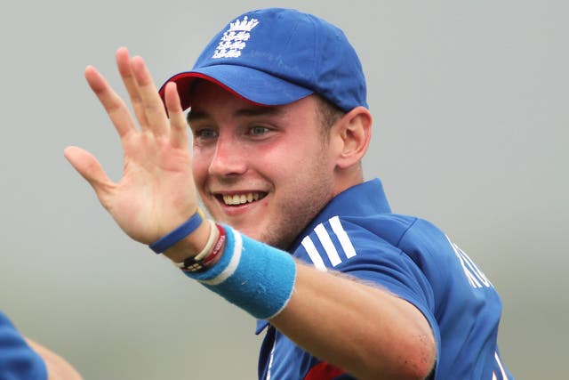 Stuart Broad took a second three-wicket haul in two days